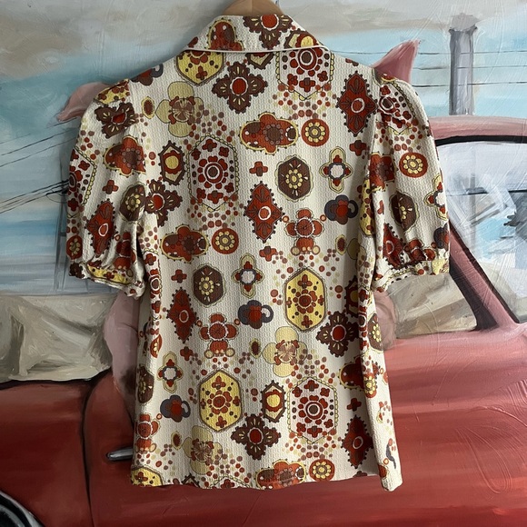 See By Chloe Retro Print Blouse - Picture 7 of 10